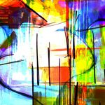 Abstract energy pulse visual