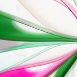 Abstract lines showing movement form